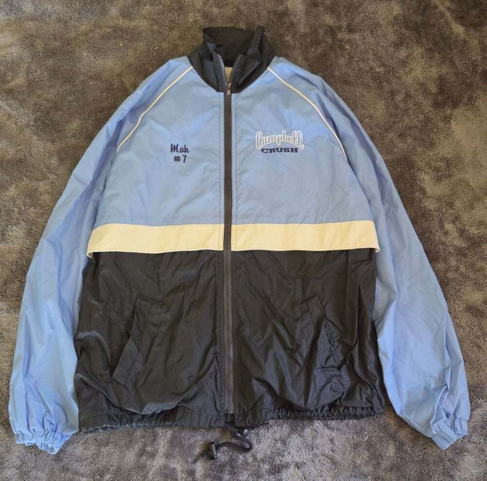 Port and Company Size S Campbell Crush Embroidered Windbreaker Jacket